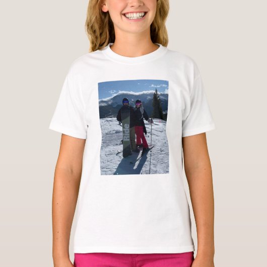 Personalisiert Hinzufügen des Fotos zur Vorderseit T-Shirt (Vorderseite)