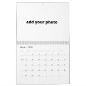 Personalisiert hinzufügen Sie hier Ihr Foto-Logo  Kalender (Mär 2026)