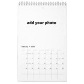 Personalisiert hinzufügen Sie hier Ihr Foto Logo. Kalender (Feb 2026)