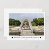 Personalisiert, Hiroshima Peace Memorial Park, Jap Postkarte (Vorne/Hinten)