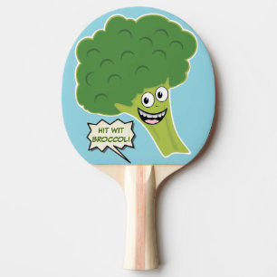 Personalisiert Hit Wit Broccoli Tischtennis Schläger