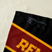 Personalisiert Hockey Beach Handtuch (Beispiel)