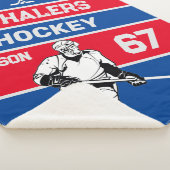 Personalisiert Hockey-Blanket Sherpadecke (3/4)