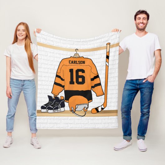 Personalisiert Hockey Fleecedecke (Beispiel)