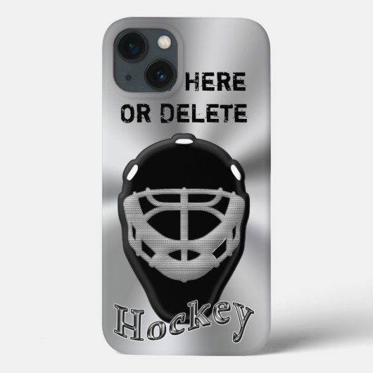 Personalisiert Hockey iPhone Case, iPhone 6S oder Case-Mate iPhone Hülle (Rückseite)