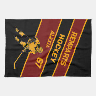 Personalisiert Hockey Kitetücher Geschirrtuch