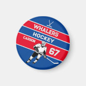 Personalisiert Hockey Magnet (Vorne)