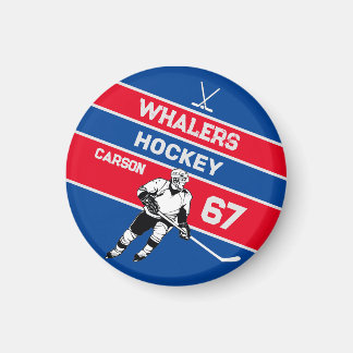 Personalisiert Hockey Magnet