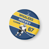 Personalisiert Hockey Magnet (Vorne)