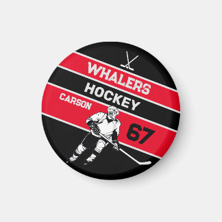 Personalisiert Hockey Magnet