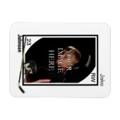 Personalisiert Hockey Magnet (Horizontal)