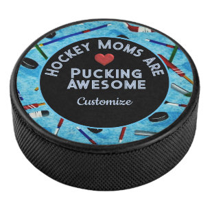 Personalisiert Hockey-Mama Eishockey Puck