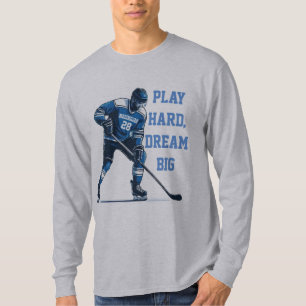 Personalisiert Hockey Player Birthday Athlete Team T-Shirt