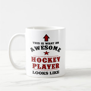 Personalisiert Hockey Player-Geschenk Kaffeetasse