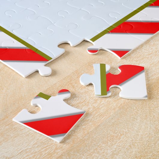 Personalisiert Hockey Player-Geschenk Puzzle (Seite)