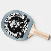 Personalisiert Hockey Player Ice Rink Team Athlete Tischtennis Schläger (Seitenansicht)