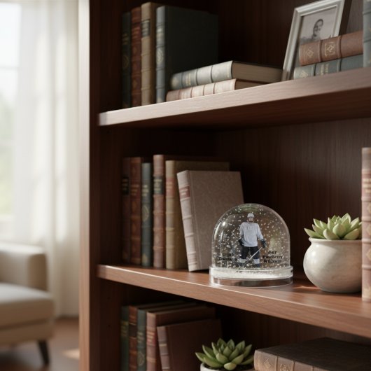 Personalisiert Hockey Player Snow Globe Schneekugeln