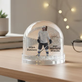 Personalisiert Hockey Player Snow Globe Schneekugeln