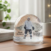 Personalisiert Hockey Player Snow Globe Schneekugeln