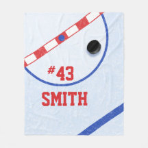 Personalisiert Hockey Players Center Ice & Puck