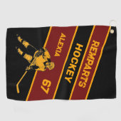 Personalisiert Hockey Skate Handtuch (Horizontal)