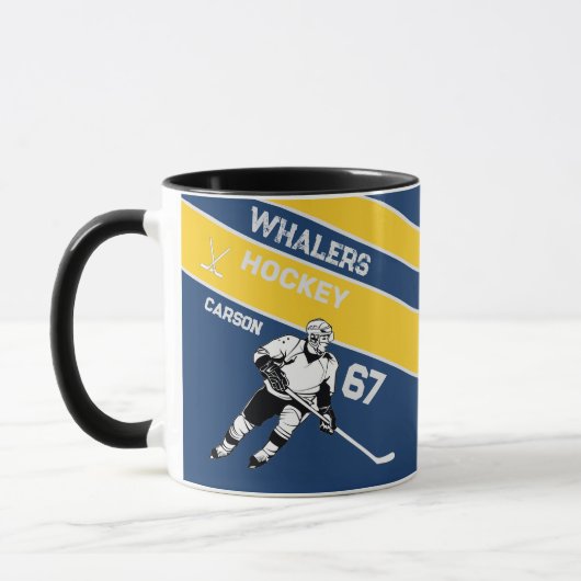 Personalisiert Hockey-Tasse Tasse (Links)