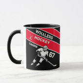 Personalisiert Hockey-Tasse Tasse (Links)