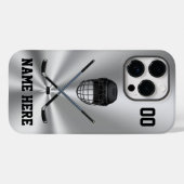 Personalisiert, Hockey-Telefonfälle, neu für älter Case-Mate iPhone Hülle (Rückseite (Horizontal))