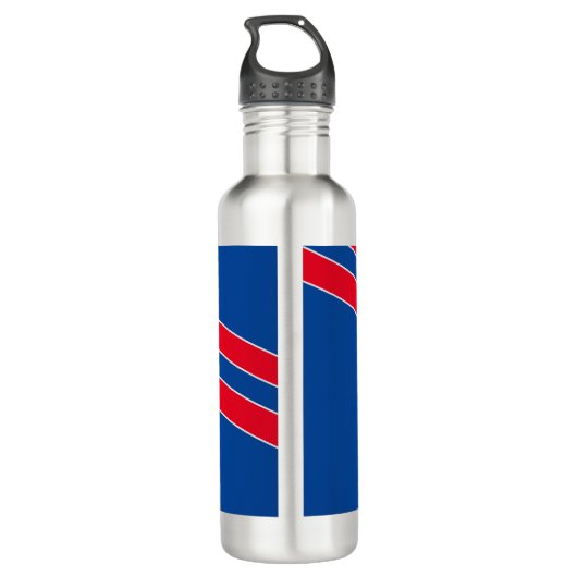 Personalisiert Hockey Wasserflasche Edelstahlflasche (Rückseite)