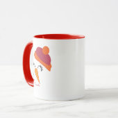 Personalisiert Holiday Happy Snowman Tasse (Vorderseite Links)