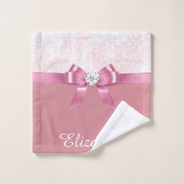 Personalisiert Holiday Sparkle Snowflake Waschlapp Waschlappen