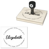 Personalisiert Homemade Vielen Dank für Ihre Beste Gummistempel (Stempel)