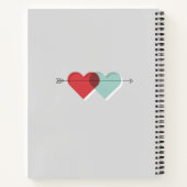 Personalisiert Honeymoon Travel Journal Notizblock (Rückseite)