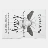 Personalisiert Honig Bienenküche Handtuch (Horizontal)