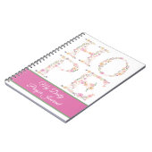 Personalisiert HOPE-Blumengebet-Journal Notizblock (Linke Seite)