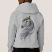 Personalisiert Horse Sweatshirt Hoodie (Rückseite)