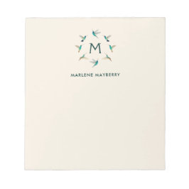 Personalisiert Hummingbird Notepad Notizblock