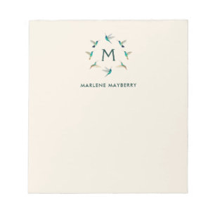 Personalisiert Hummingbird Notepad Notizblock