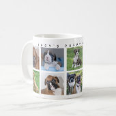 Personalisiert Hund-Foto-Tasse Kaffeetasse (Vorderseite Links)