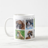 Personalisiert Hund-Foto-Tasse Kaffeetasse (Links)