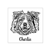 Personalisiert Hunde Foto, Haustier Gummistempel (Prägung)