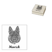 Personalisiert Hunde Foto, Haustier Gummistempel (Stempel)