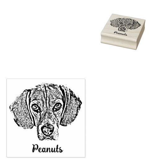 Personalisiert Hunde Foto, Haustier Gummistempel (Stempel)