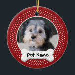 Personalisiert Hunde Foto Rahmen - SINGLE-SIED Keramik Ornament<br><div class="desc">Wenn Sie Ihr Bild hochladen und es nicht passt,  klicken Sie auf die Schaltfläche DIESES ANMELDEN. Es mag etwas Geduld erfordern,  aber man kann sich bewegen und sein Foto verkleinern. Sie können den Typ auch ändern und verschieben!</div>