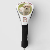 Personalisiert Hunde Hunde Foto Liebe Meine Mama Golf Headcover (Vorderseite)