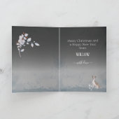 Personalisiert Hunde Mama Italienisches Greyhound Feiertagskarte (Innenseite)