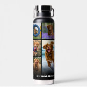 Personalisiert Hunde Vater Foto Trinkflasche (Rückseite)