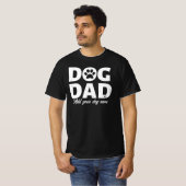 Personalisiert Hunde Vater T - Shirt (Vorne ganz)