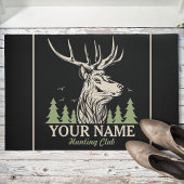 Personalisiert Hunter Deer Elk Antler Jagdclub Fußmatte