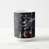 Personalisiert Husky Kaffeetasse (Mittel)